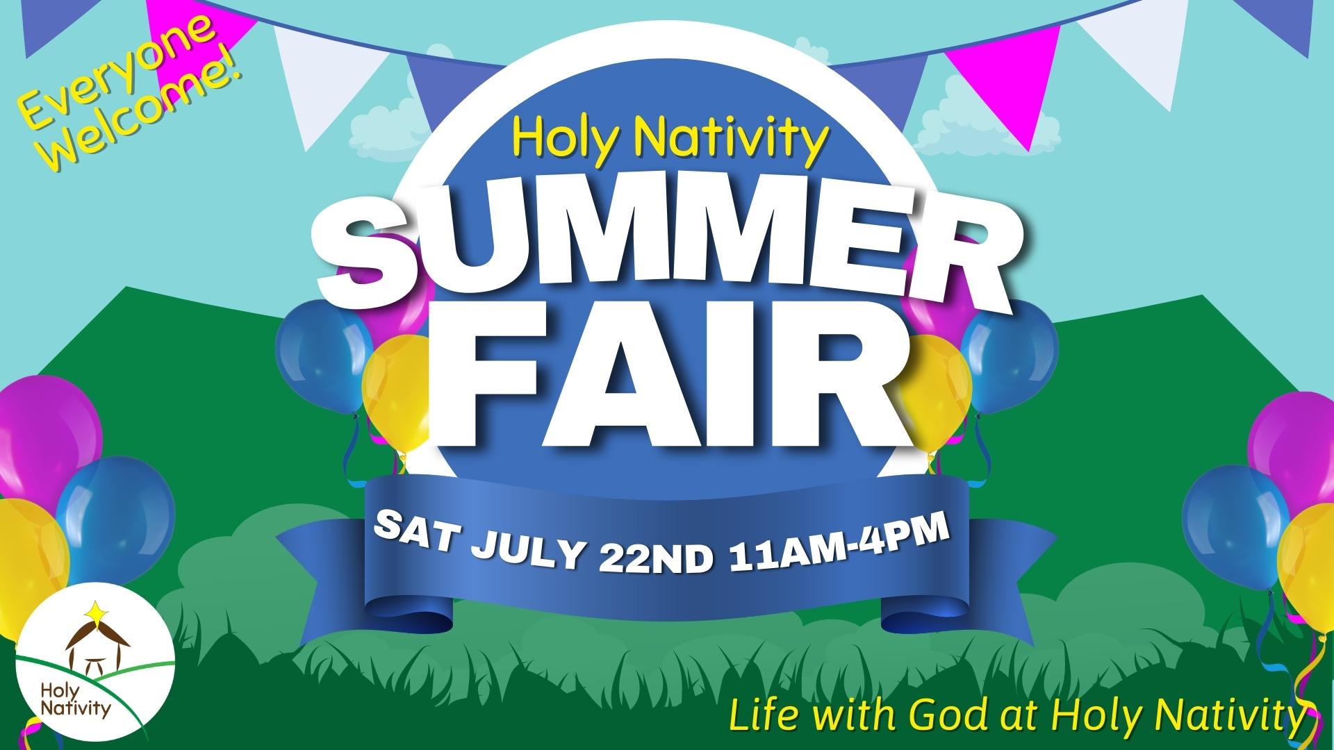 Holy Nativity Summer Fair Holy Nativity Church